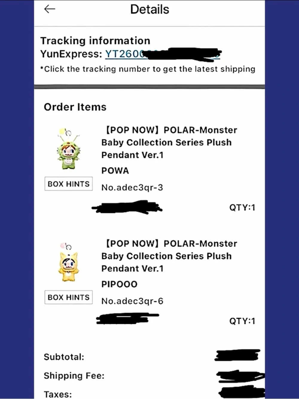 Pop Mart Polar Monster Baby Collection Series Plush Pendant Powa - Picture 11 of 16